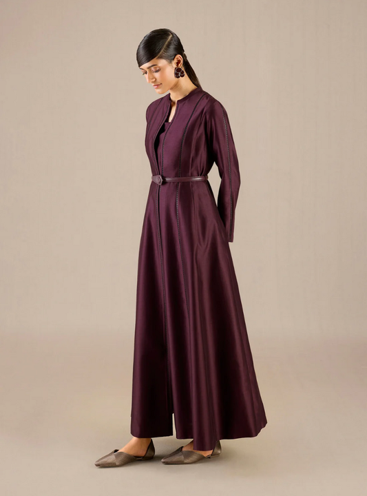 Ravena Structured Cotton Silk Jacket Gown