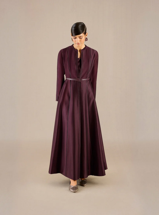 Ravena Structured Cotton Silk Jacket Gown
